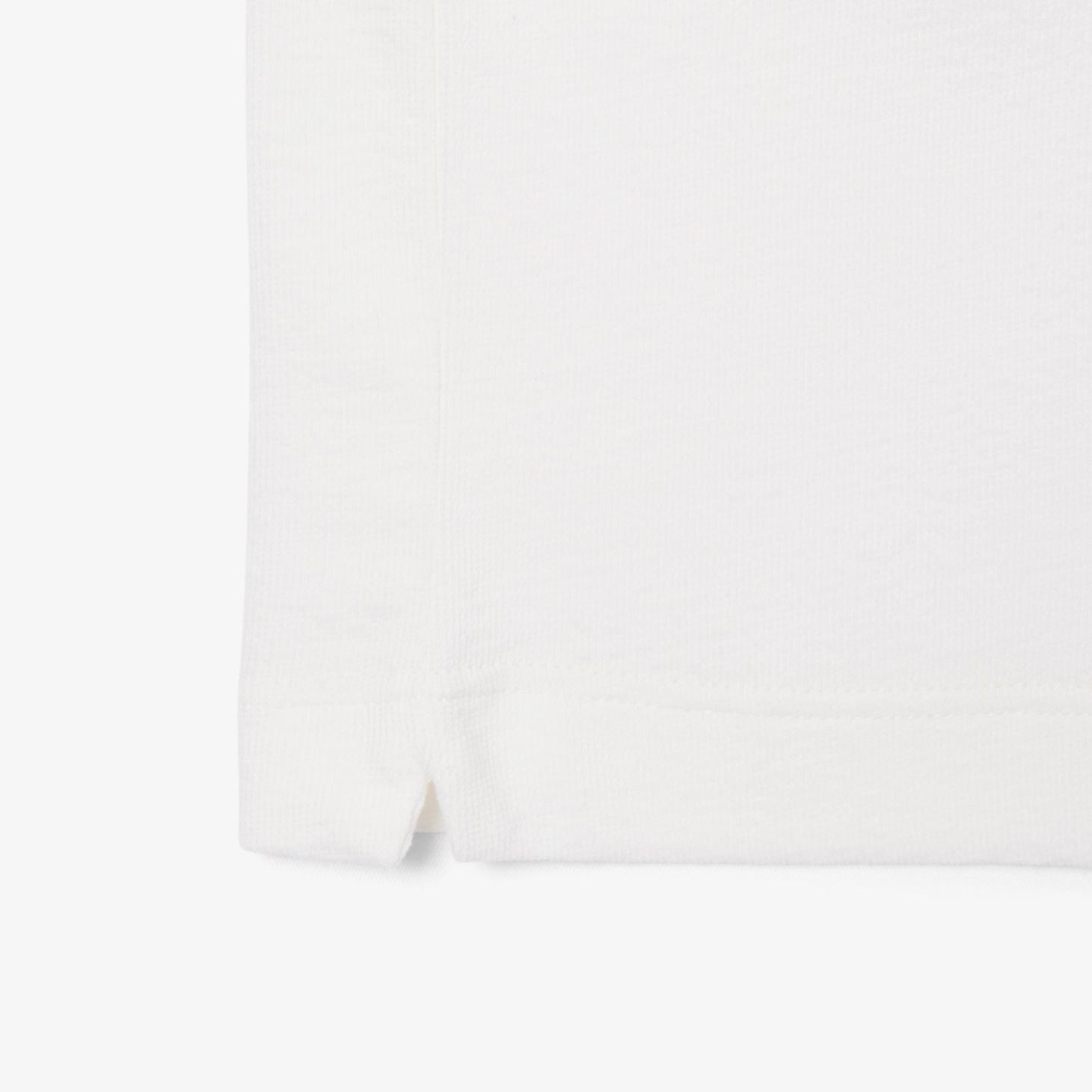 Lacoste Classic Fit Textured Polo Off White
