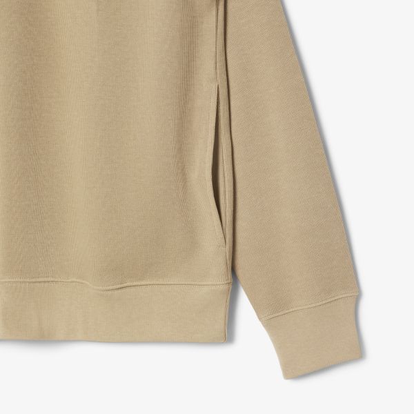 Lacoste Half Zip Sweater Beige