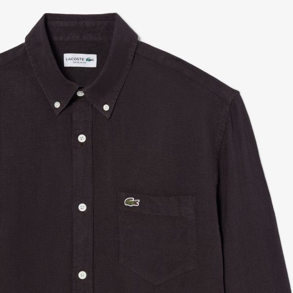 Lacoste Overhemd Bruin