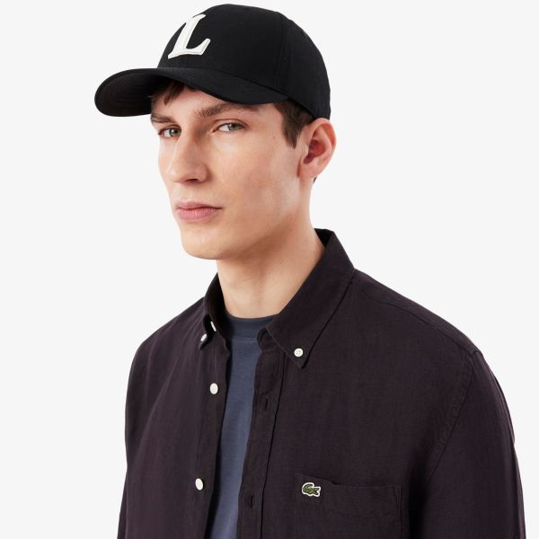 Lacoste Overhemd Bruin