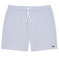 Lacoste Striped Zwembroek Wit/Blauw
