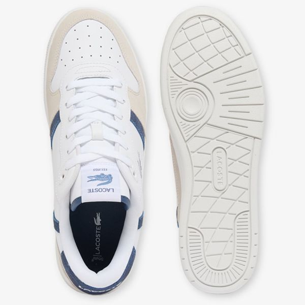 Lacoste T-Clip Set Sneaker Wit/Blauw