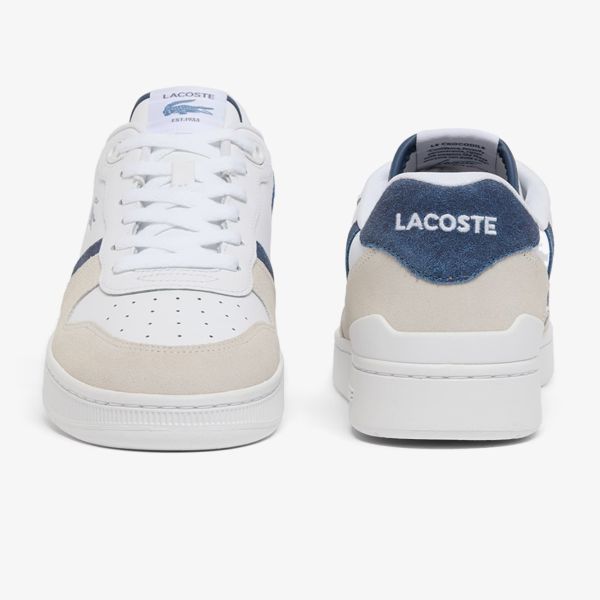 Lacoste T-Clip Set Sneaker Wit/Blauw
