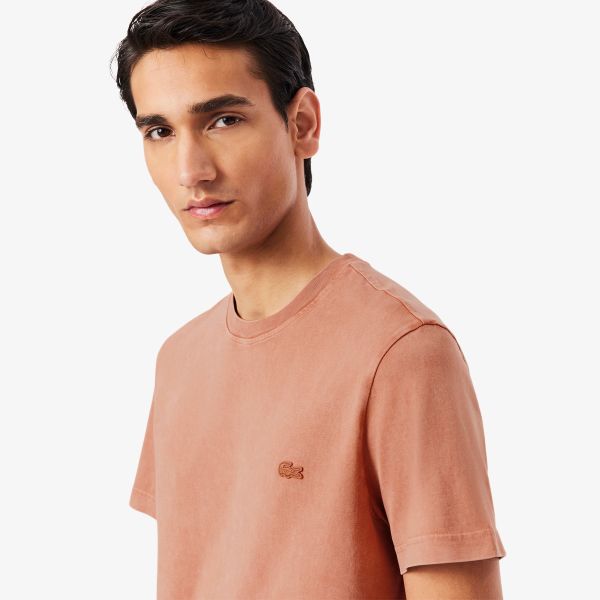 Lacoste Washed Heavy T-shirt Peach