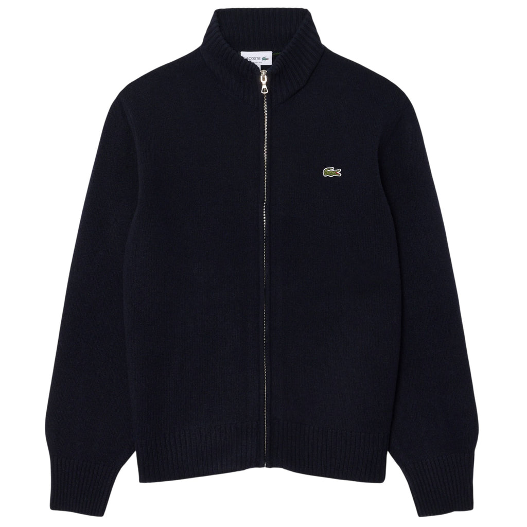 Lacoste Carded Wool Weste Marine