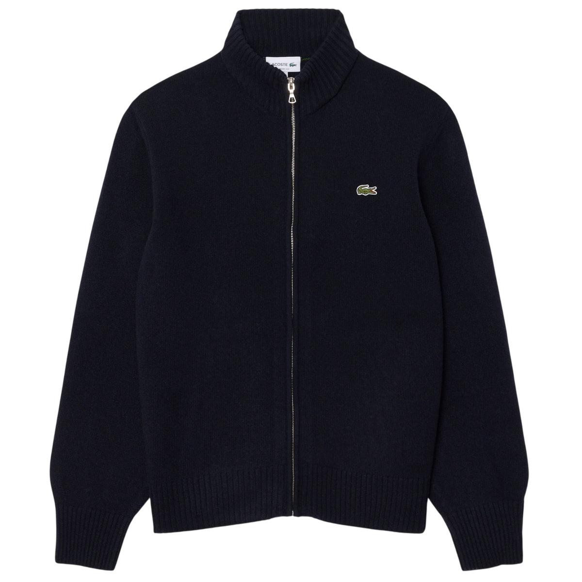 Lacoste Carded Wool Weste Marine