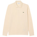 Lacoste Classic Fit Langarm-Poloshirt Beige