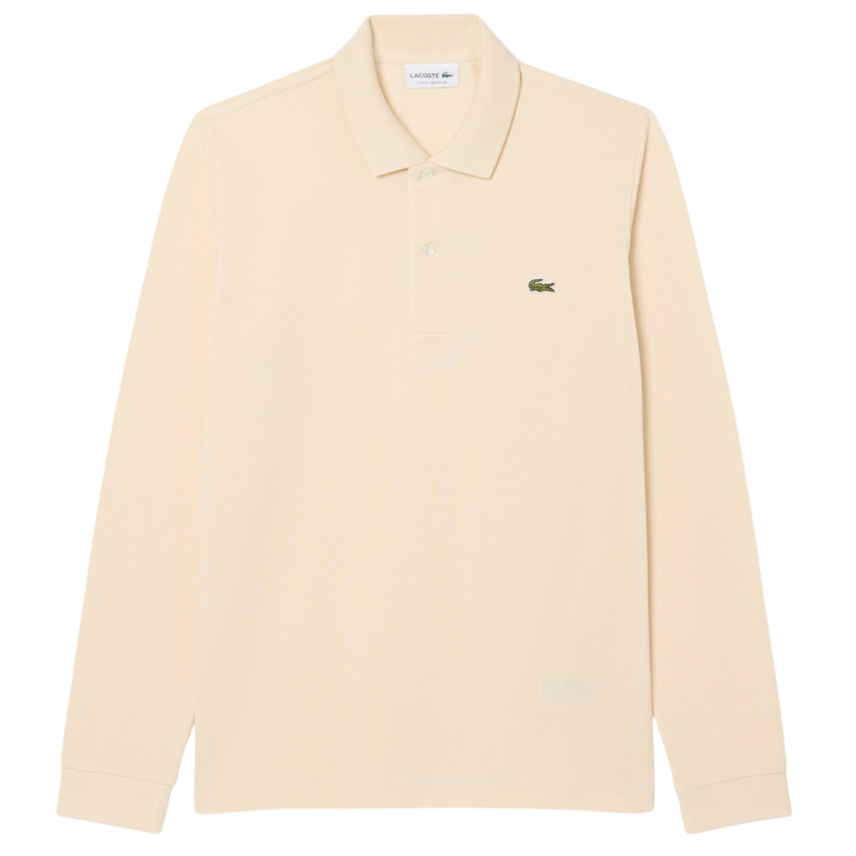 Lacoste Classic Fit Langarm-Poloshirt Beige