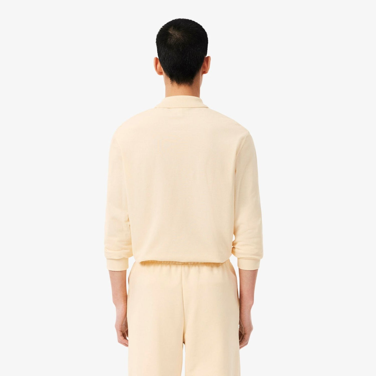 Lacoste Classic Fit Langarm-Poloshirt Beige
