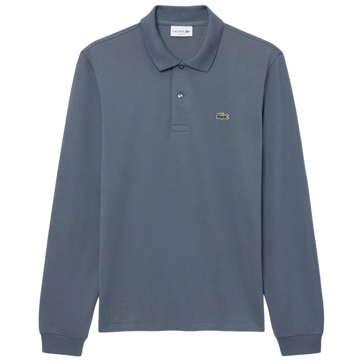 Lacoste Classic Fit Langarm-Poloshirt Grau