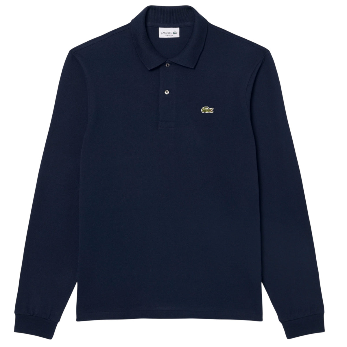 Lacoste Classic Fit Langarm-Poloshirt Marine