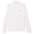 Lacoste Classic Fit Langarm-Poloshirt Weiß