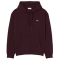 Lacoste Fleece-Kapuzenpullover Bordeaux