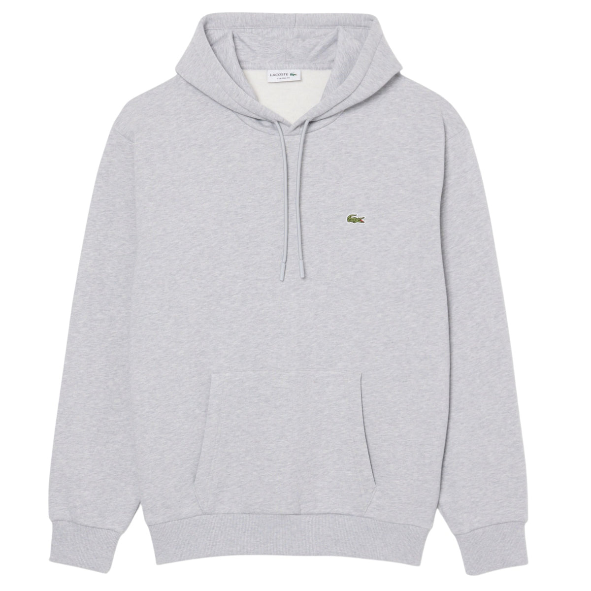 Lacoste Fleece-Kapuzenpullover Grau