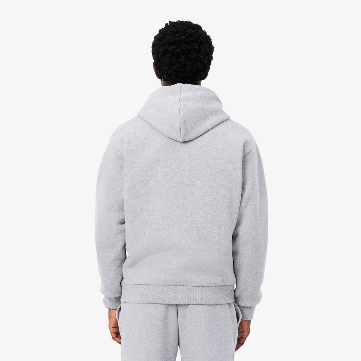 Lacoste Fleece-Kapuzenpullover Grau