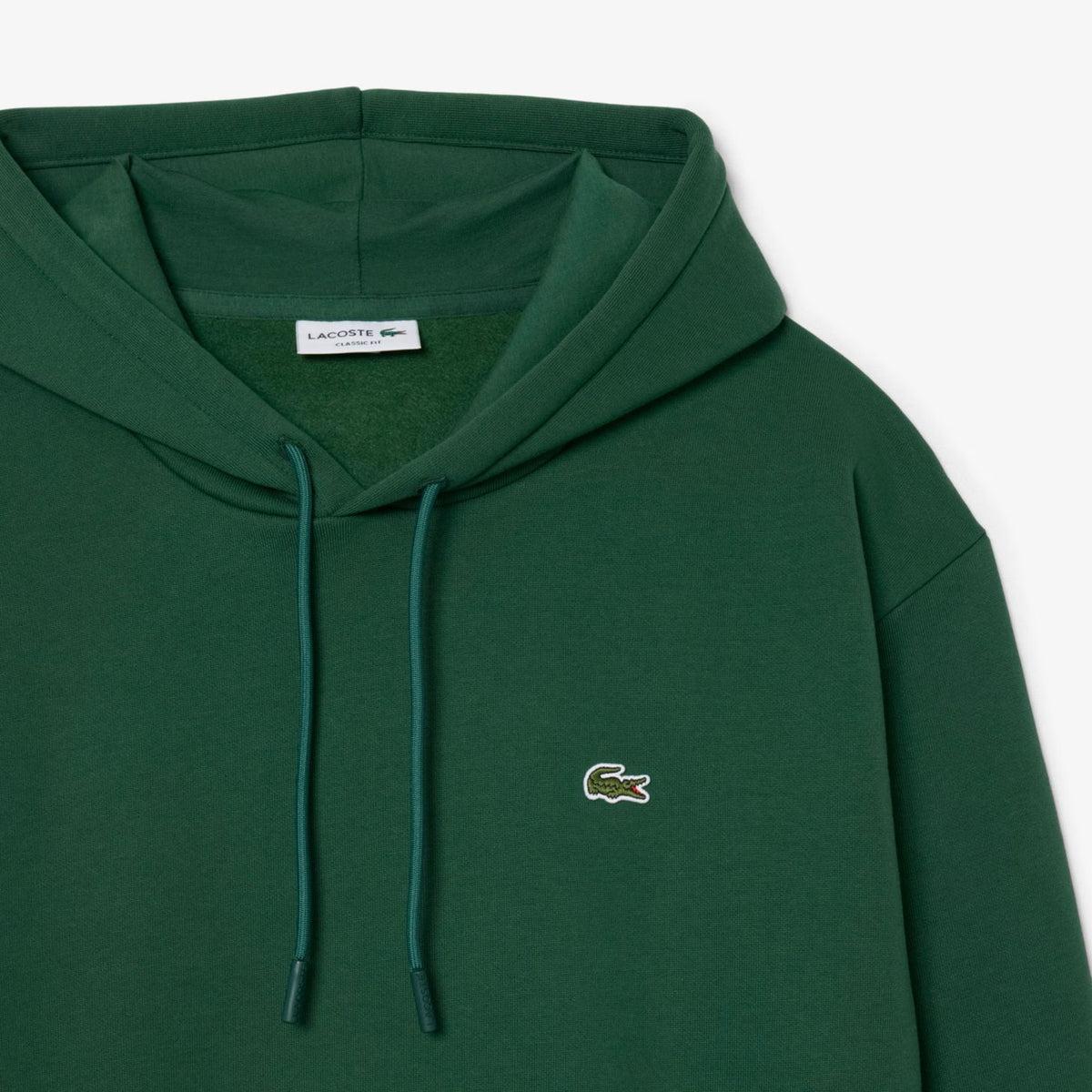 Lacoste Fleece-Kapuzenpullover Grün