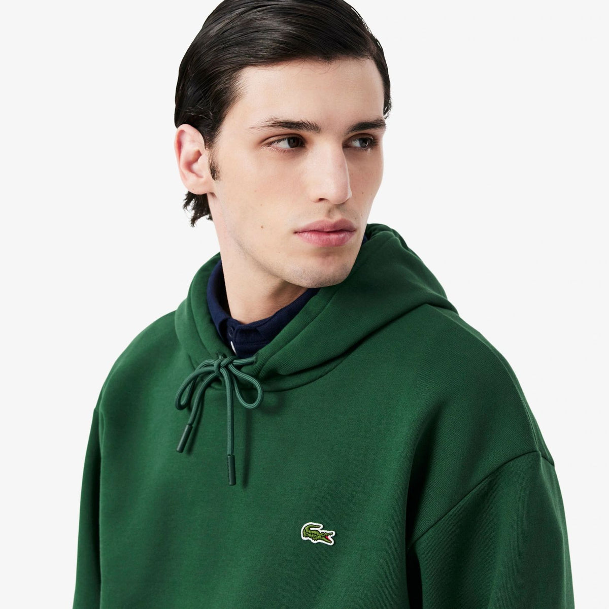 Lacoste Fleece-Kapuzenpullover Grün