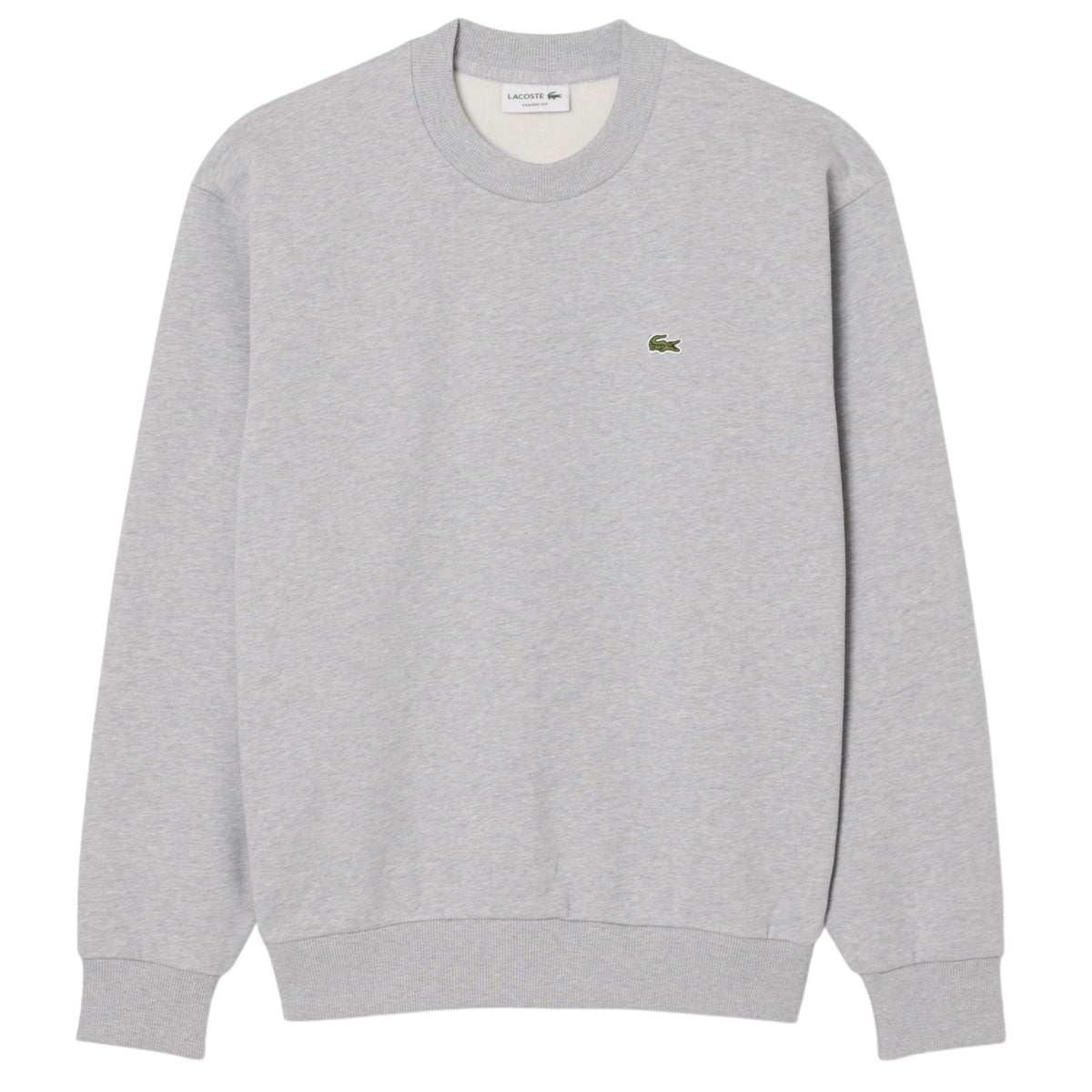 Lacoste Fleece-Pullover Grau