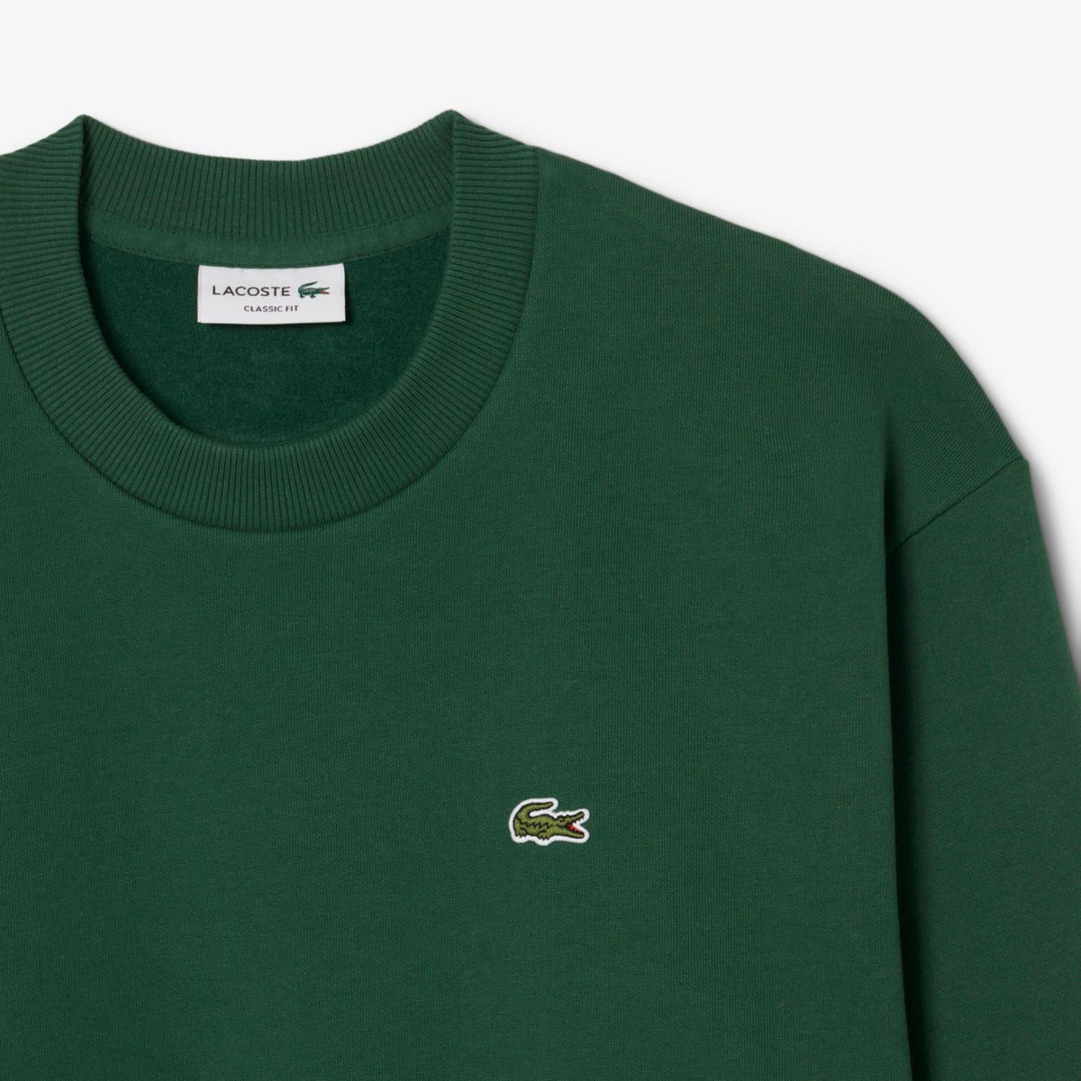 Lacoste Fleece-Pullover Grün