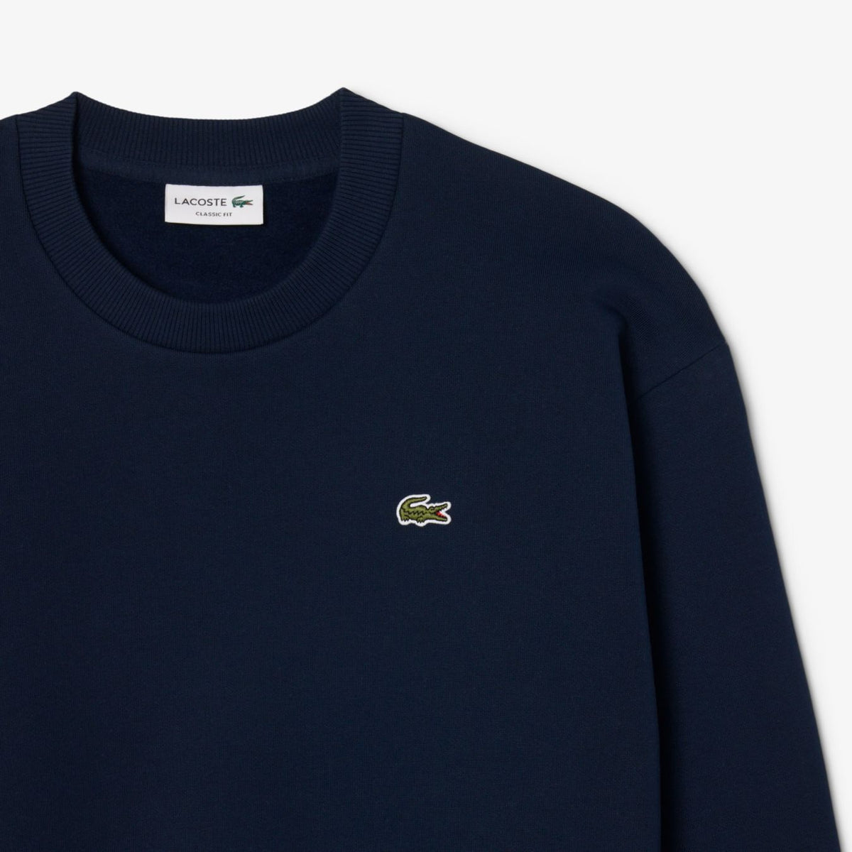 Lacoste Fleece-Pullover Marine