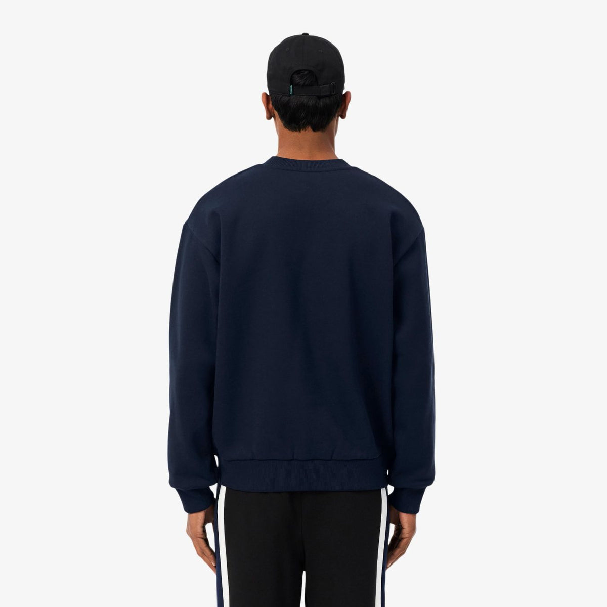Lacoste Fleece-Pullover Marine