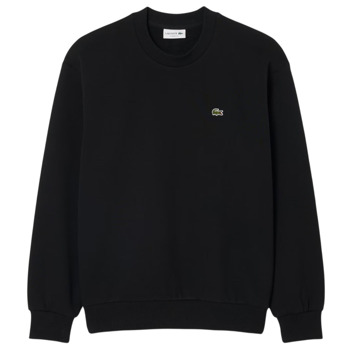 Lacoste Fleece-Pullover Schwarz