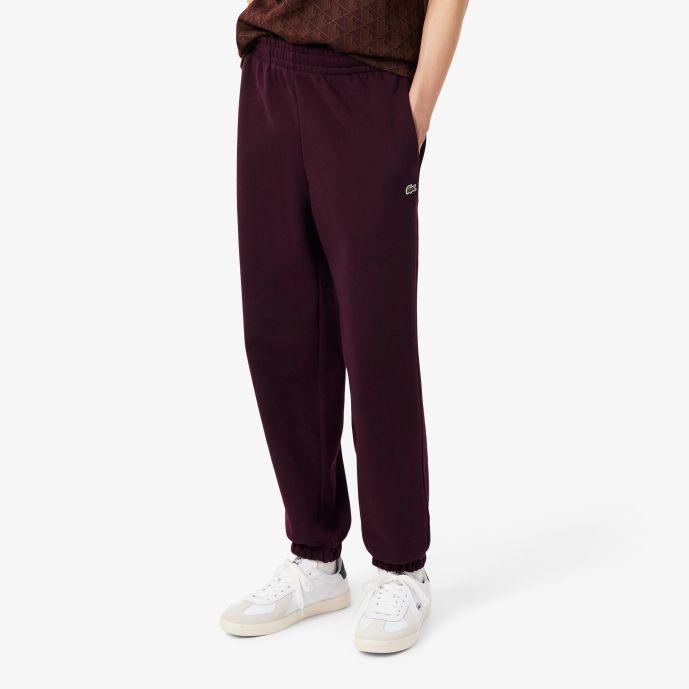 Lacoste Fleece Training Hose Bordeaux