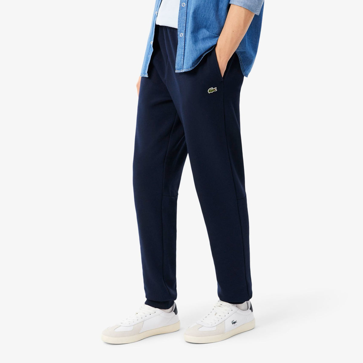 Lacoste Fleece Training Hose Marine