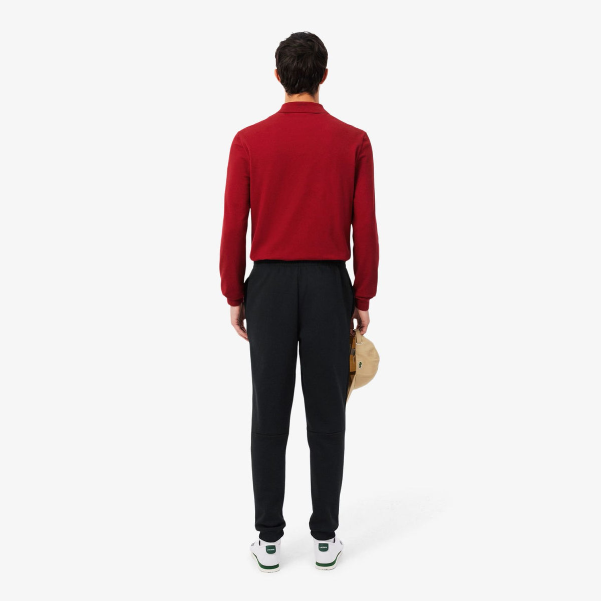 Lacoste Fleece Training Hose Schwarz