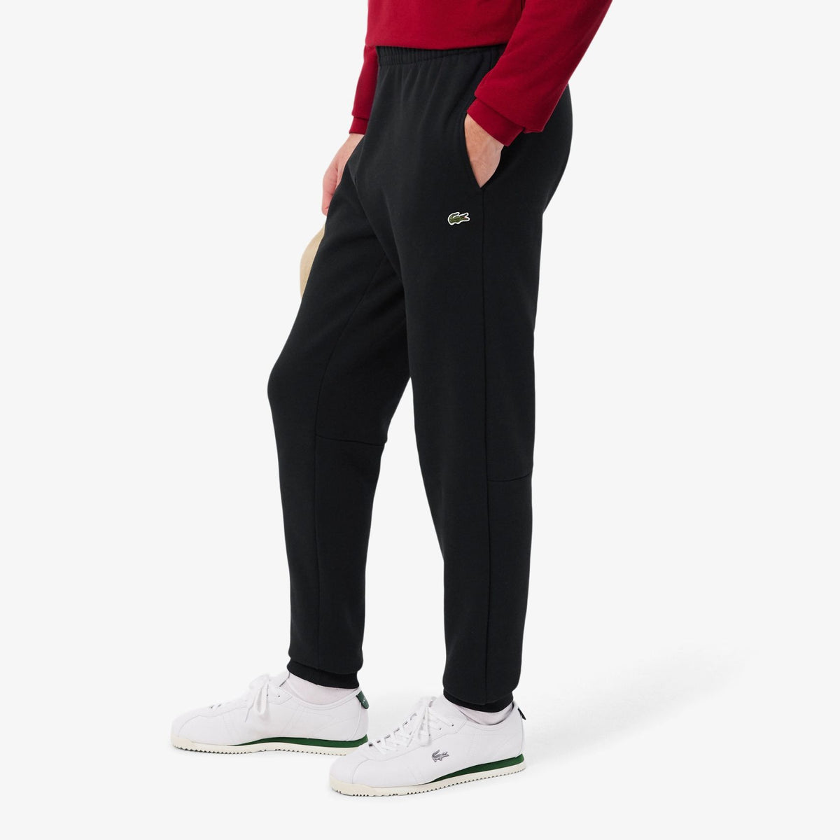 Lacoste Fleece Training Hose Schwarz