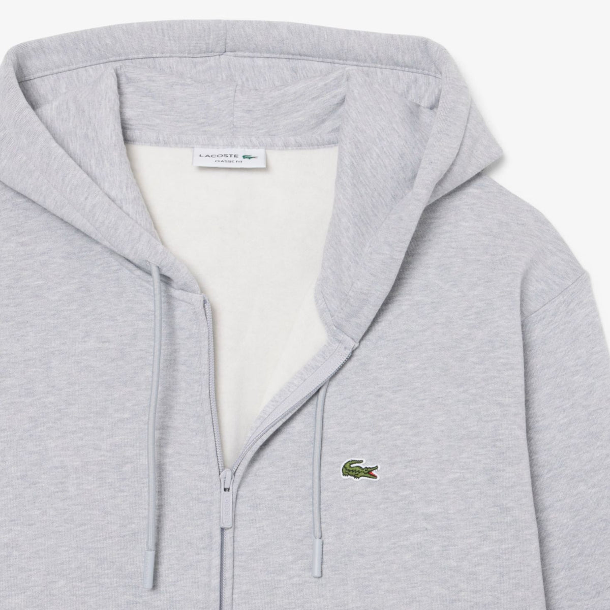 Lacoste Fleece-Weste Grau