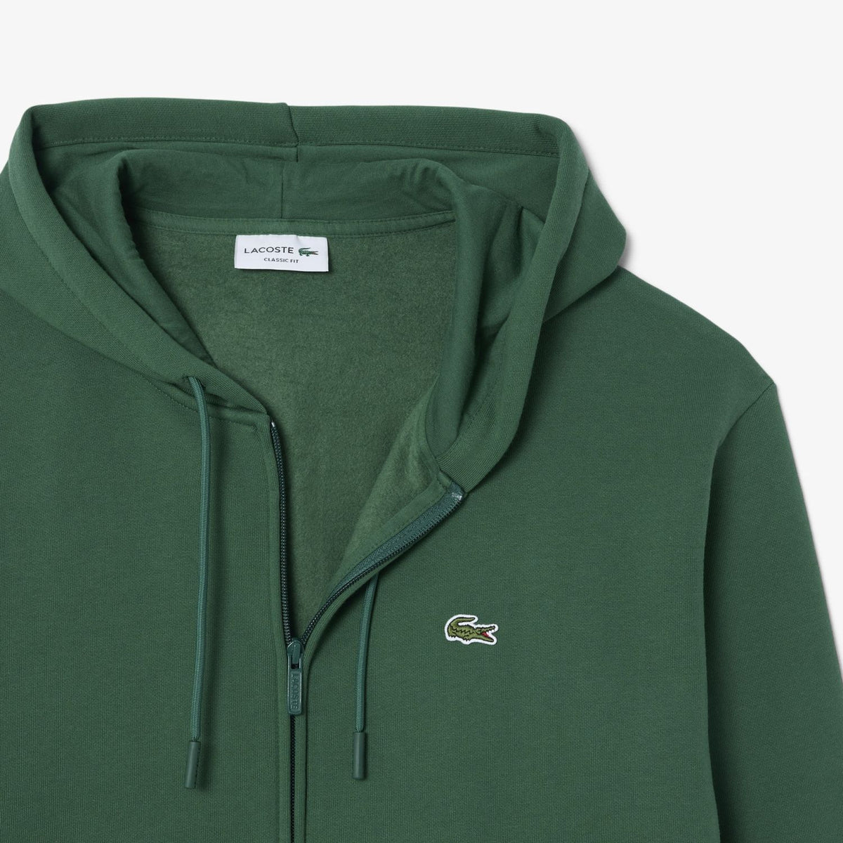 Lacoste Fleece-Weste Grün