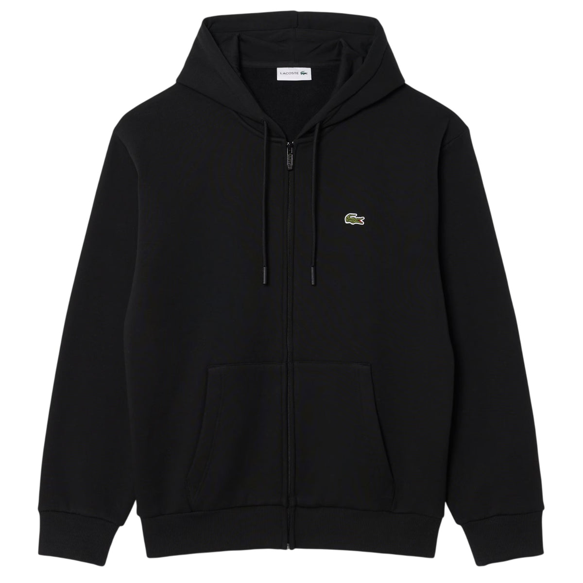Lacoste Fleece-Weste Schwarz
