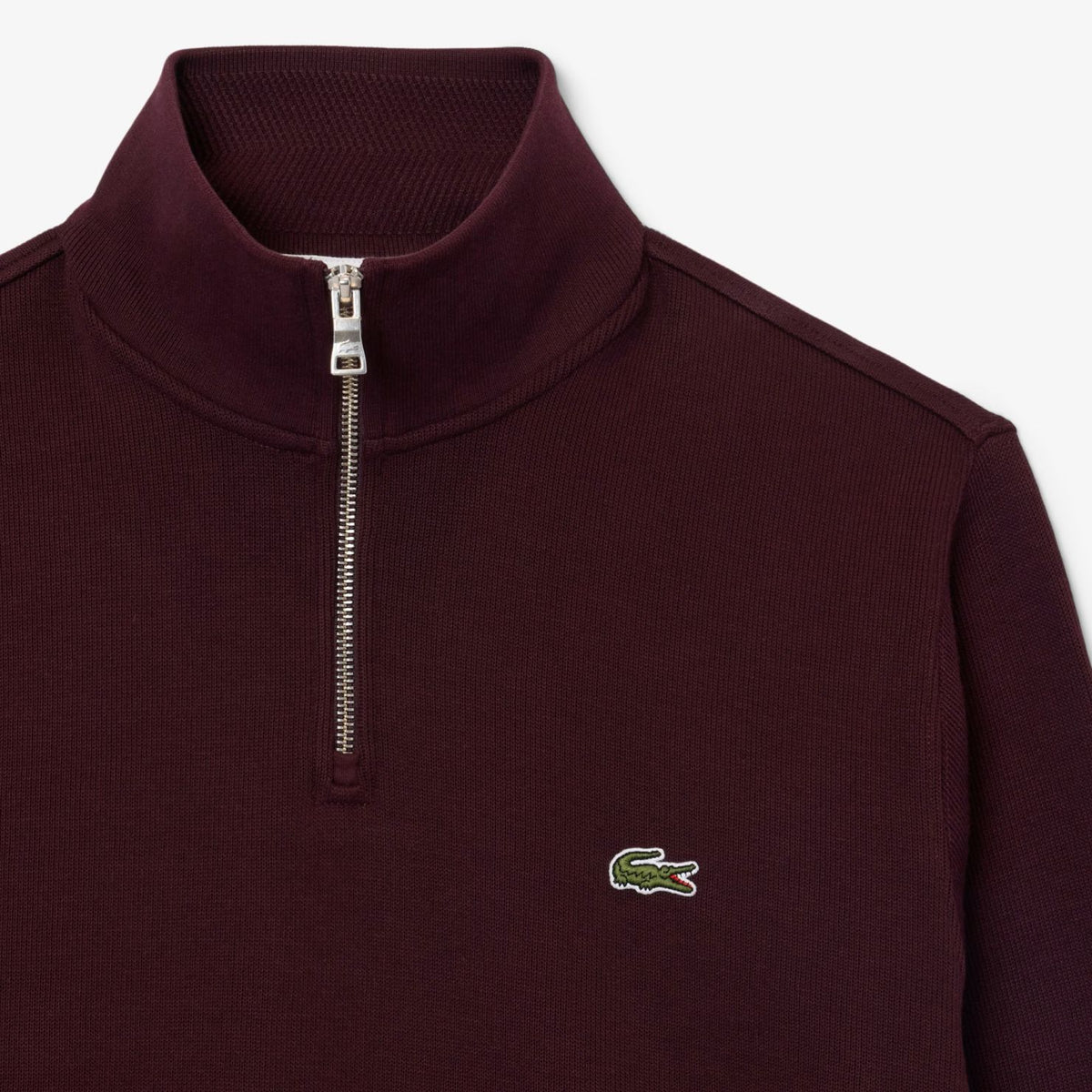 Lacoste Half-Zip Pullover Bordeaux