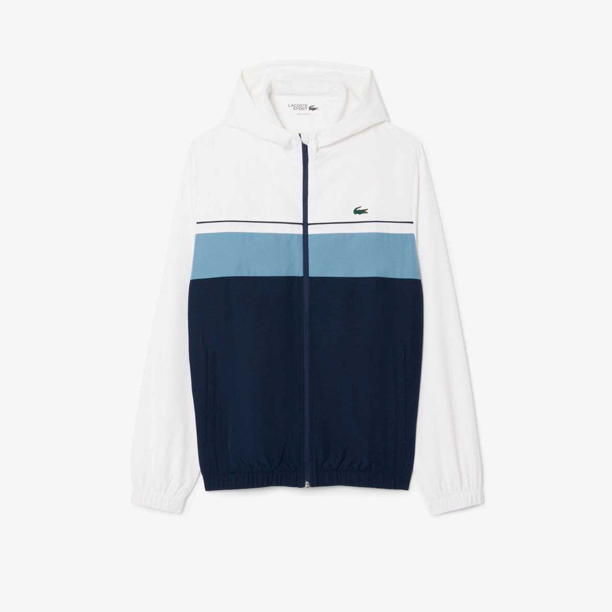 Lacoste Monogram Trainingsanzug Marine/Weiß