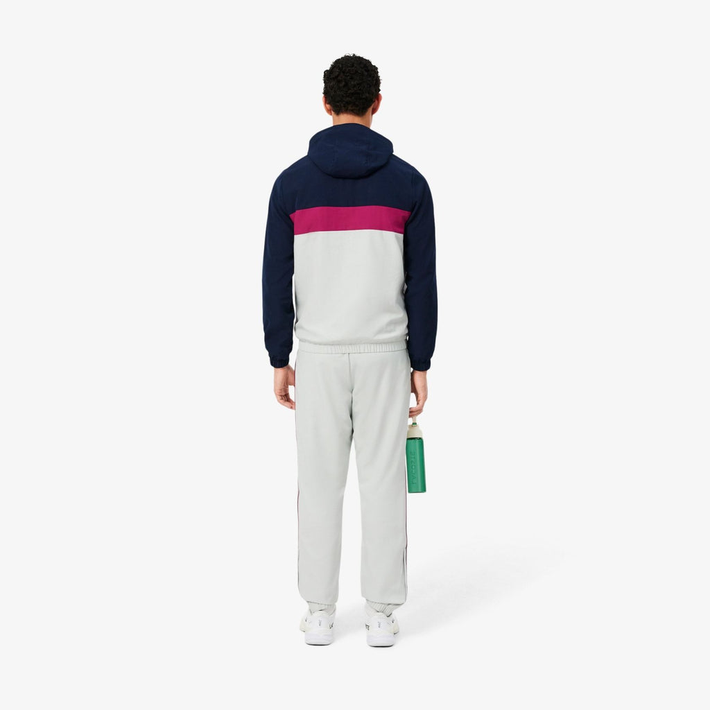 Lacoste Monogram Trainingsanzug Weiß/Marine