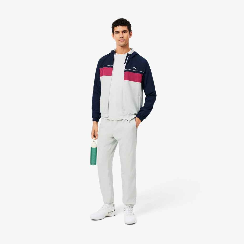 Lacoste Monogram Trainingsanzug Weiß/Marine