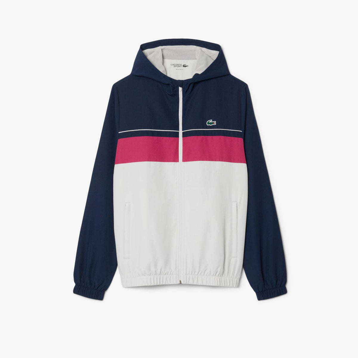 Lacoste Monogram Trainingsanzug Weiß/Marine