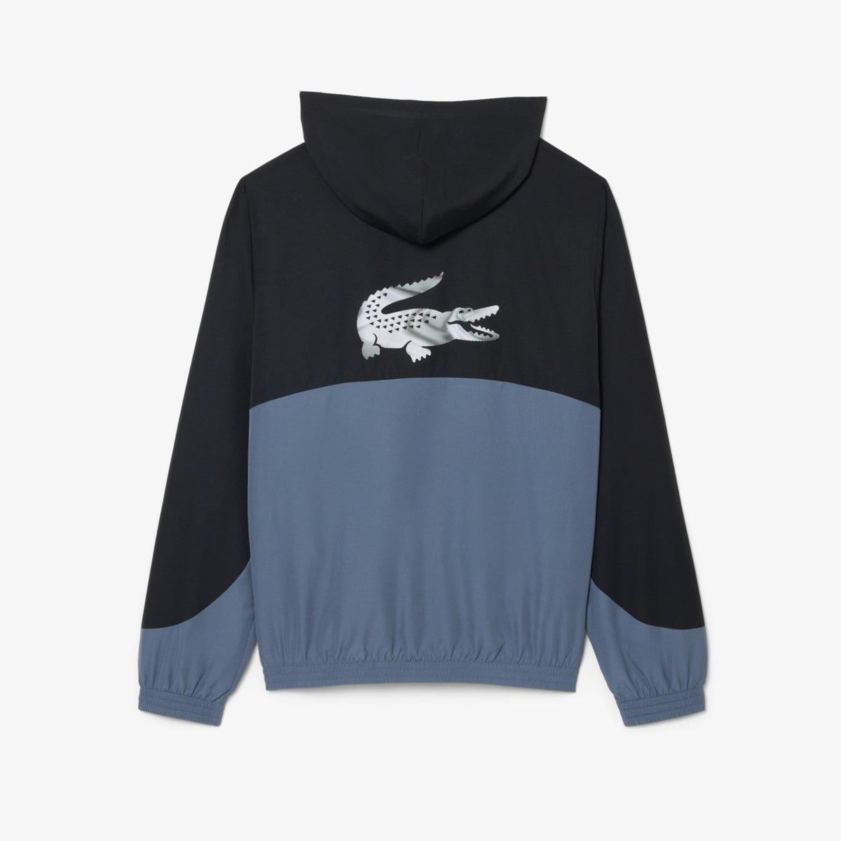 Lacoste Printed Colour-Block Trainingsanzug Schwarz/Grau