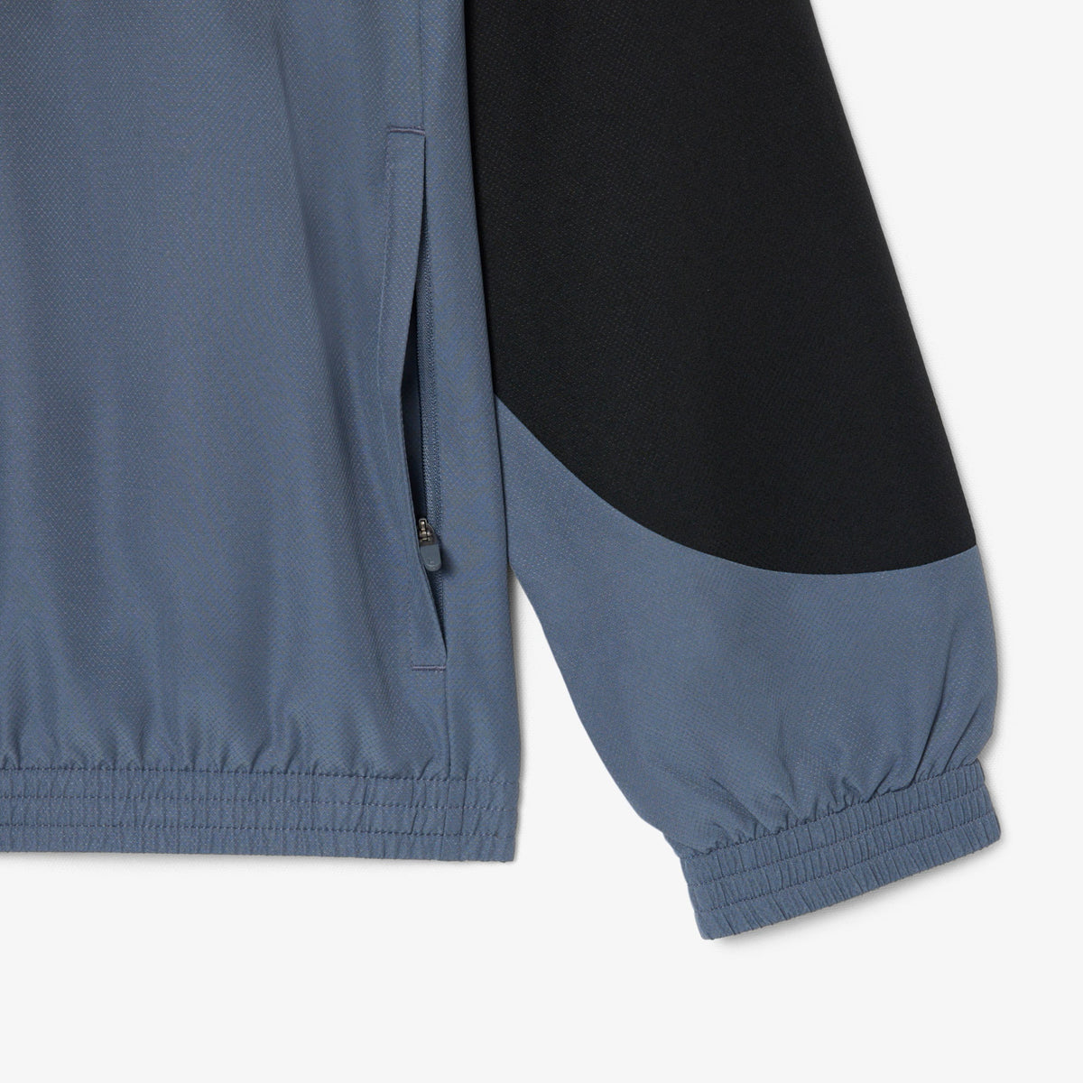 Lacoste Printed Colour-Block Trainingsanzug Schwarz/Grau