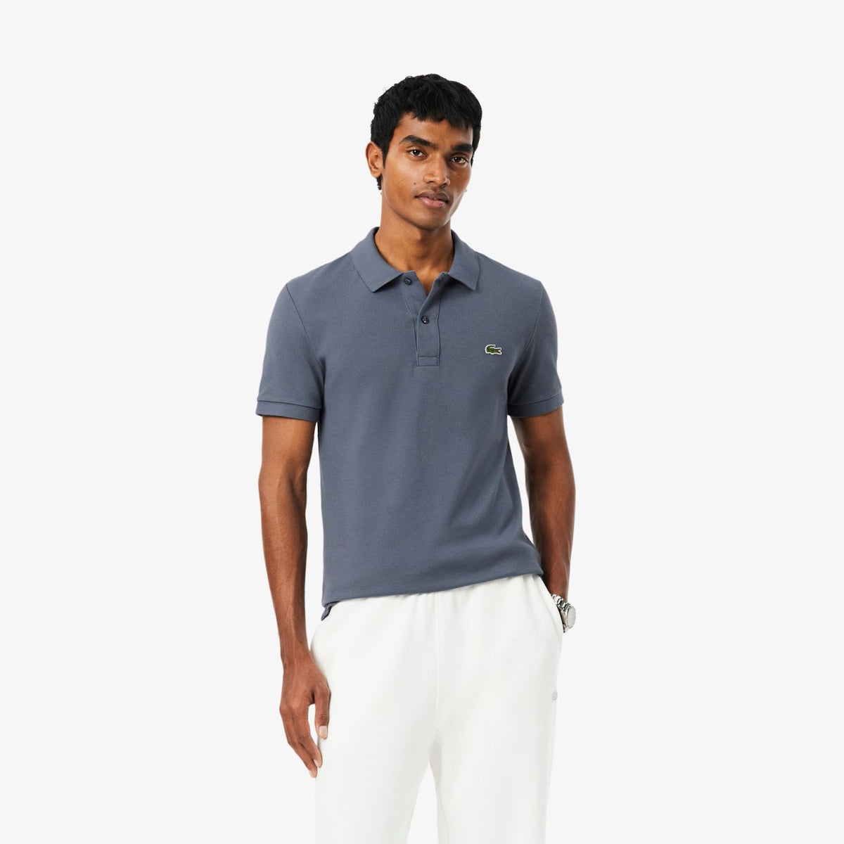 Lacoste Slim Fit Poloshirt Grau