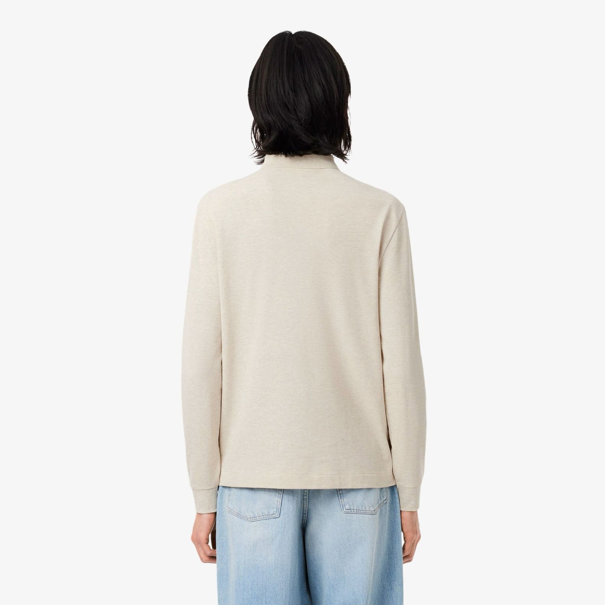 Lacoste Smart Paris Langarm-Poloshirt Beige