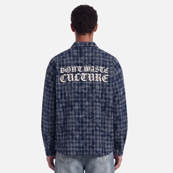 Don’t Waste Culture Levi Hemd Blau
