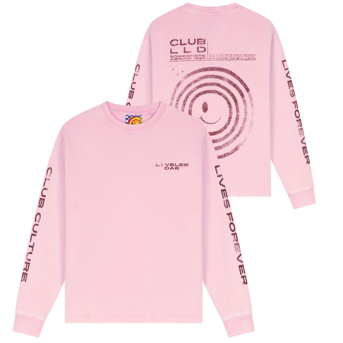 Lovelee Dae Chuck Club LLD Langarm-T-shirt Rosa