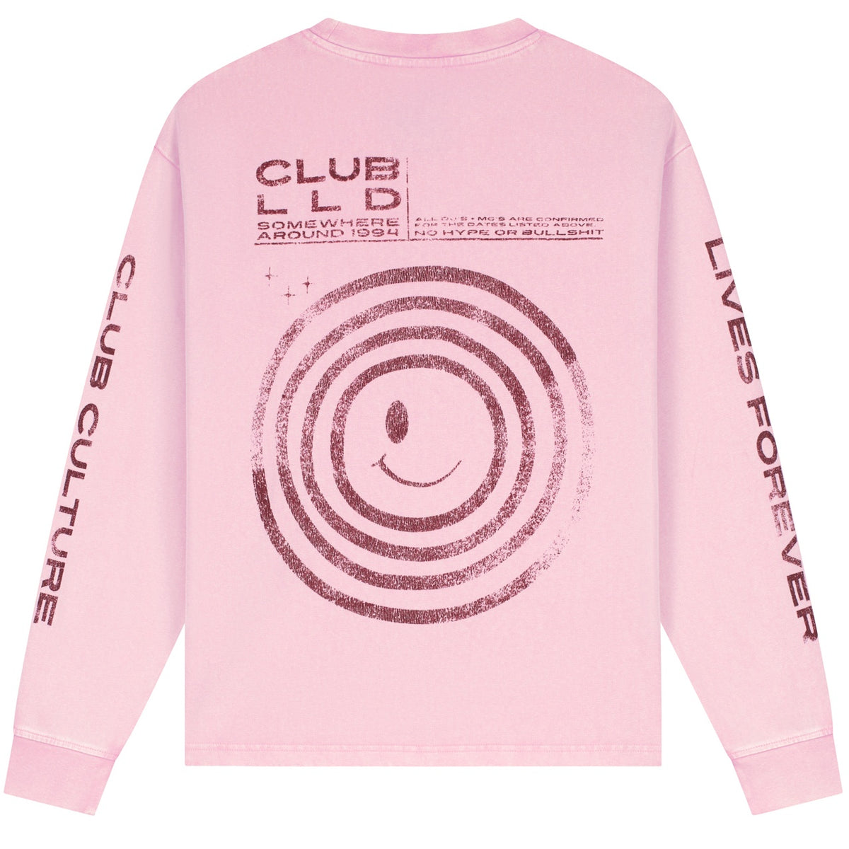 Lovelee Dae Chuck Club LLD Langarm-T-shirt Rosa
