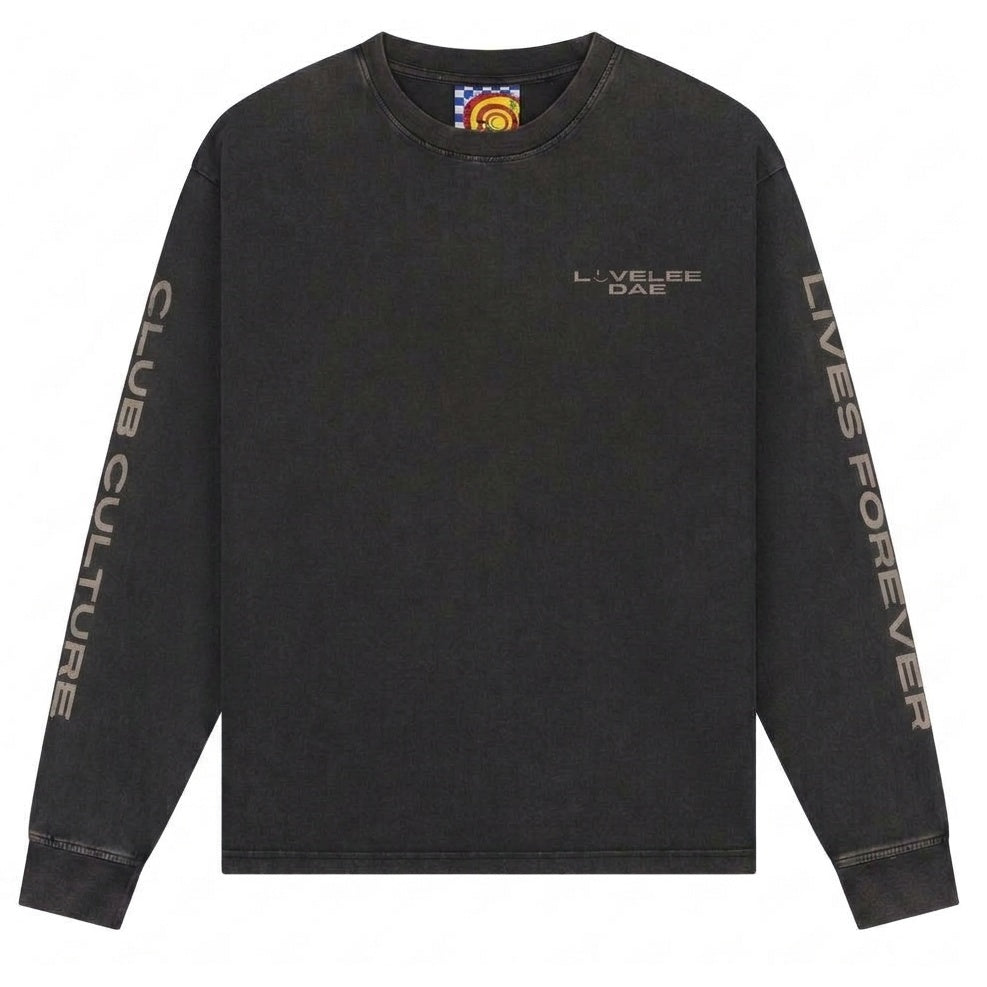Lovelee Dae Chuck Club LLD Langarm-T-shirt Schwarz