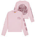 Lovelee Dae Frankie Acid House Langarm-T-shirt Rosa