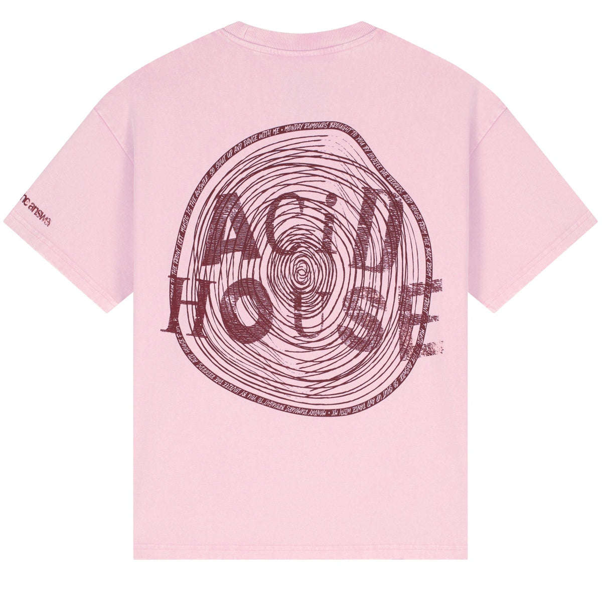 Lovelee Dae Frankie Acid House T-shirt Rosa