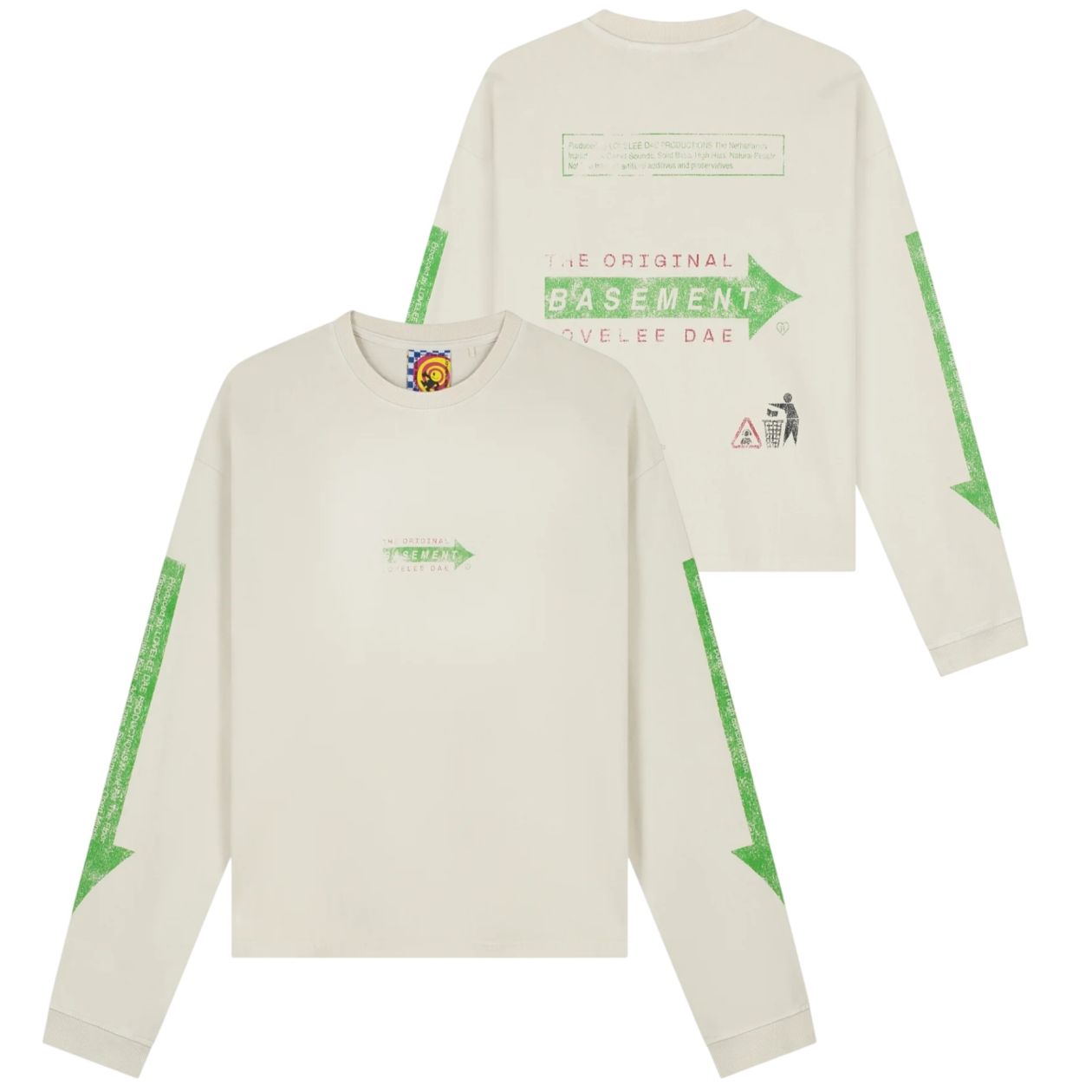 Lovelee Dae Frankie Basement Longsleeve T-shirt Offwhite