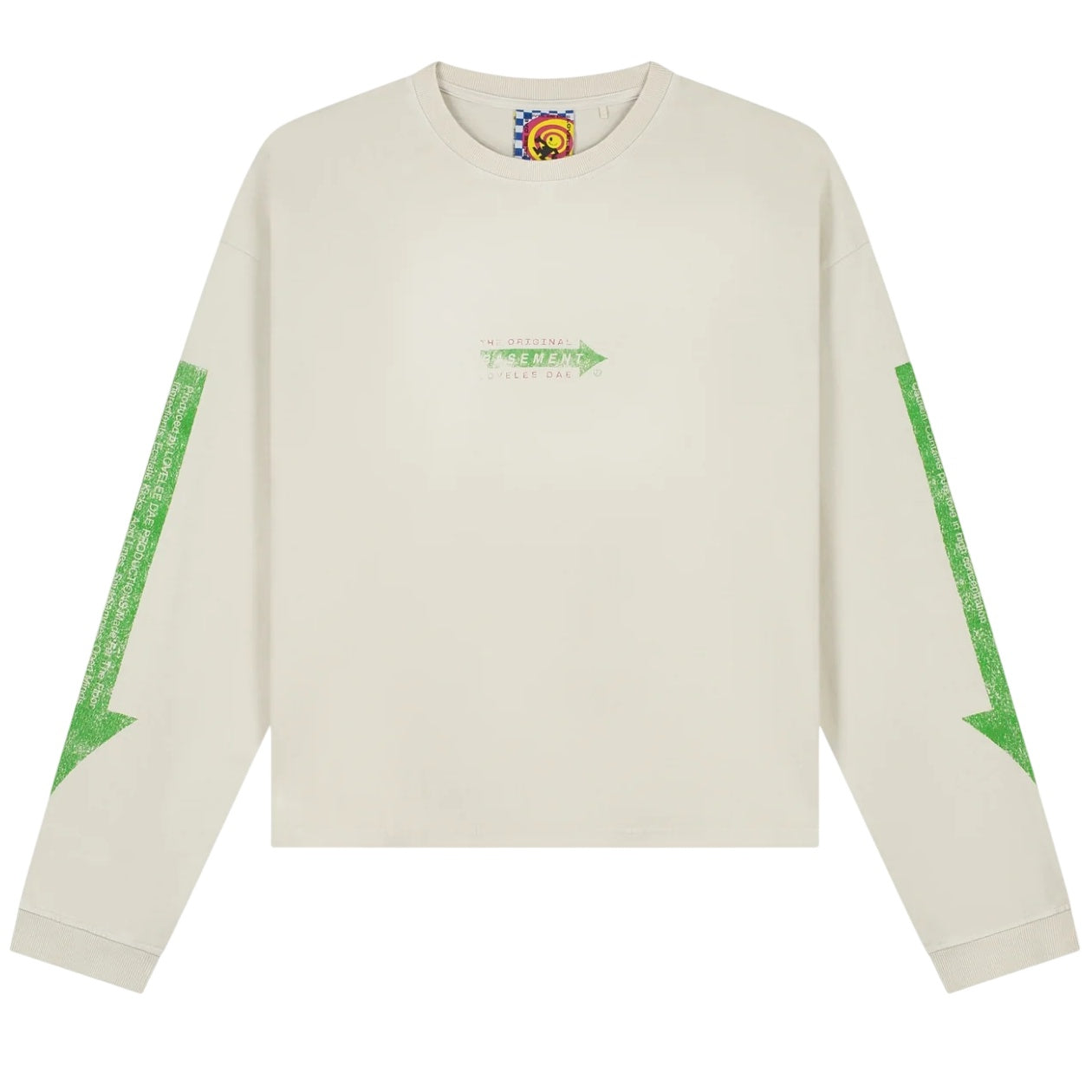 Lovelee Dae Frankie Basement Longsleeve T-shirt Offwhite